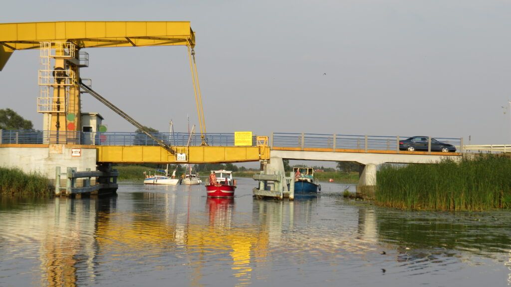 Rej do Nowego Dworu Gdańskiego Most Rybina